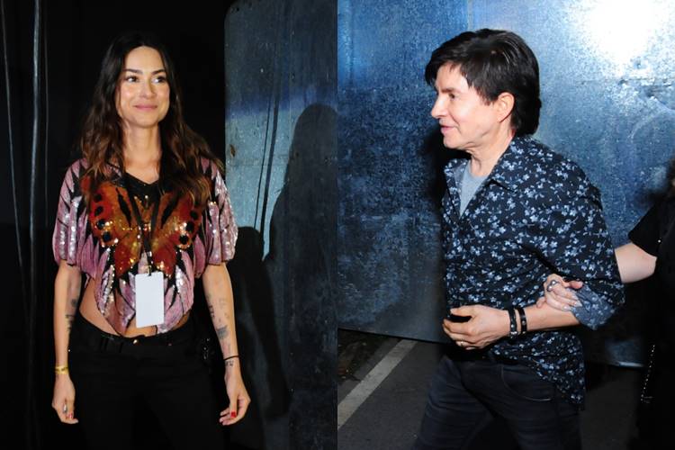 Famosos curtem último show da turnê de Sandy & Junior