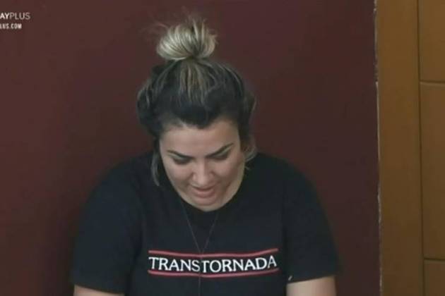 Thayse se emociona ao lembrar do filho - Playplus/Record TV