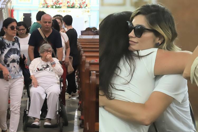 Famosos acompanham missa de sétimo dia do diretor Jorge Fernando