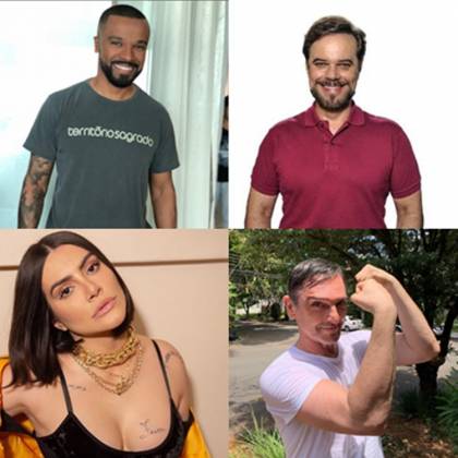 Alexandre Pires. Diogo Nogueira Cleo Pires e Paulo Miklos Instagram e montagem Area Vip