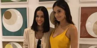 Vera Viel posa com Bruna Marquezine e fãs ressaltam semelhança