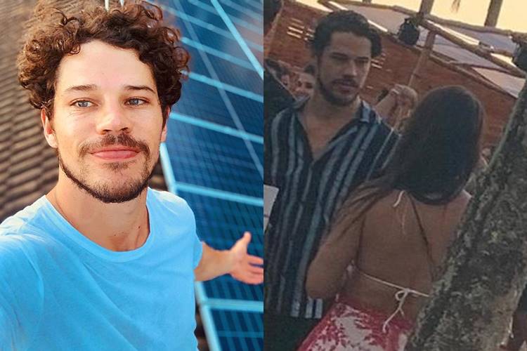 José Loreto aproveita festa na Bahia e paquera muito