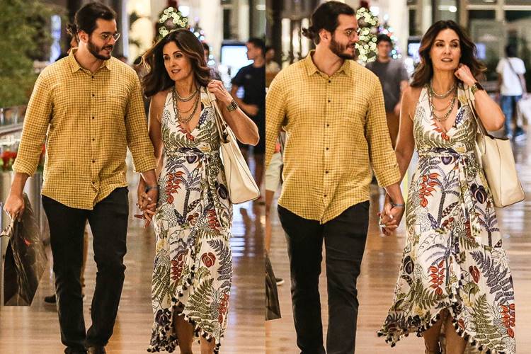 Fátima Bernardes curte descanso ao lado de Túlio Gadêlha