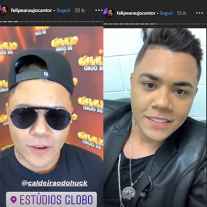 Felipe Araujo / reprodução Instagram Felipe Araujo / reprodução Instagram