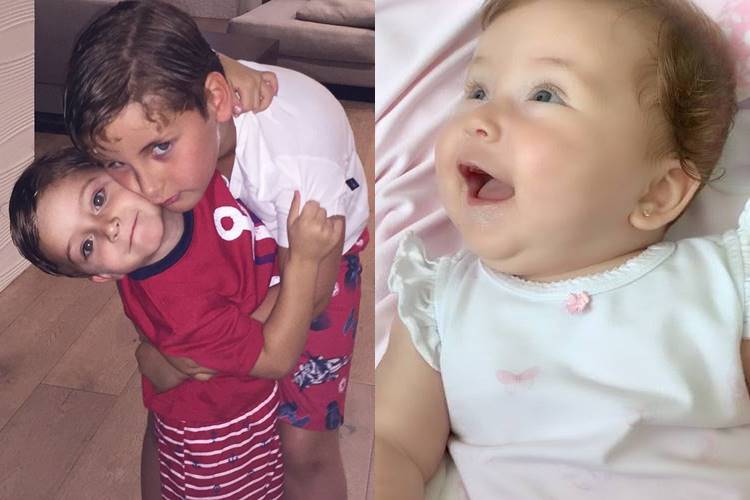 Claudia Leitte mostra momento de carinho entre um dos filhos com a caçula