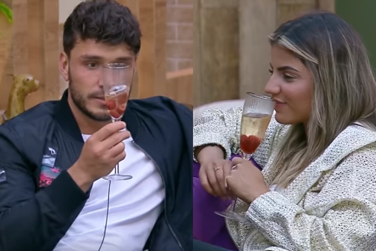 A Fazenda 11: Bêbada, Hariany toma atitude suspeita sobre Lucas Viana durante comemoração