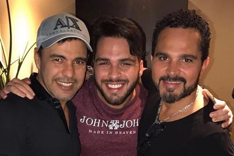 Luciano Camargo, Zezé di Camargo e Nathan Camargo - Reprodução: Instagram