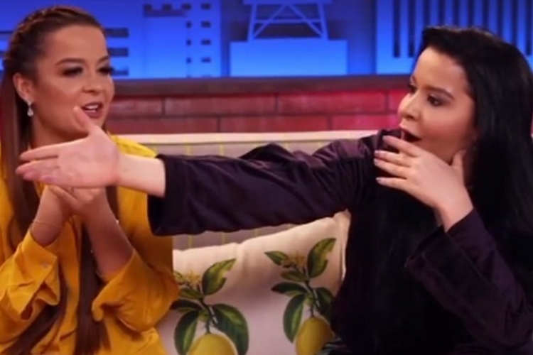 Sertaneja Maraisa se assusta ao reencontrar ex-affair durante entrevista ao vivo