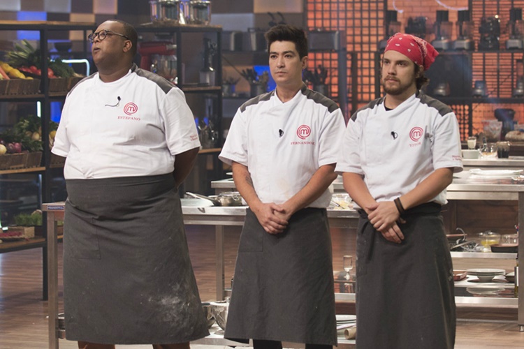 Estefano, Fernando K. e Vitor se enfrentam na semifinal do ‘MasterChef – A Revanche’