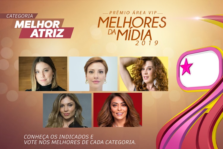 Prêmio Área VIP - Categoria Melhor Atriz de 2019