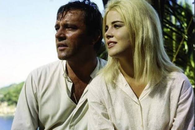 Richardo Burton e Sue Lyon em A Noite da Iguana Foto Divulgação