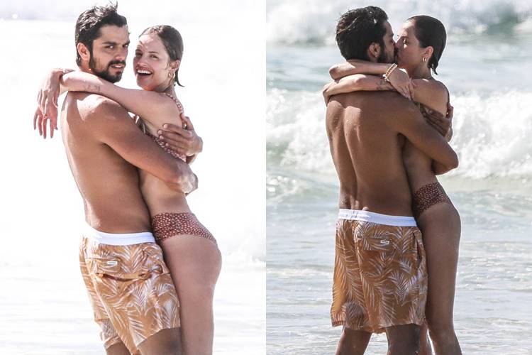 Agatha Moreira e Rodrigo Simas curtem últimos dias do ano em Fernando de Noronha