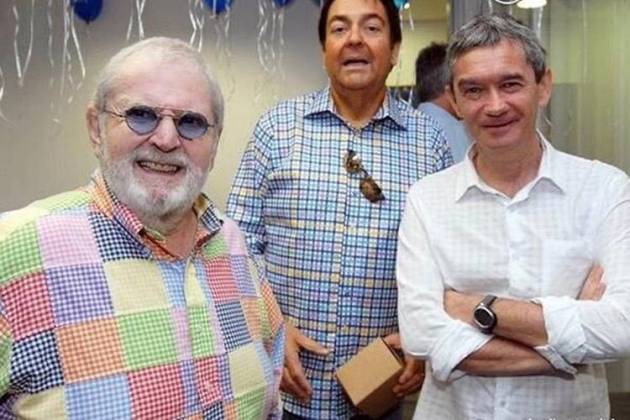 Serginho compartilhou um momento especial ao lado de Jô Soares e Fausto Silva - Instagram