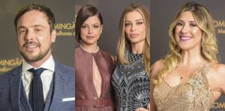 Confira os vencedores do Troféu Domingão – Melhores do Ano 2019; veja os looks dos famosos Sergio Guize - Agatha Moreira - Grazi Massafera - Dani Calabresa (Globo / Estevam Avellar)
