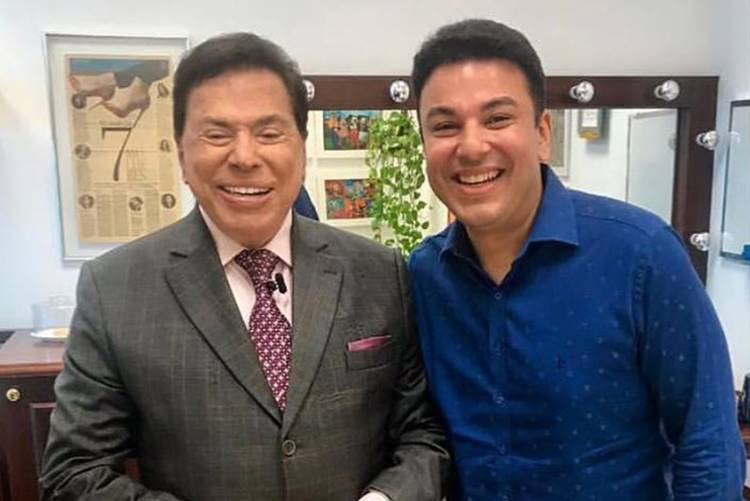 Robson Jassa celebra aniversário de Silvio Santos