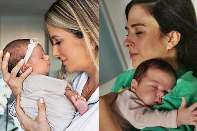 Ticiane com Manu - Tatá com Clara Ticiane com Manu - Tatá com Clara (Reprodução/estudio_thalitacastanha/Instagram)