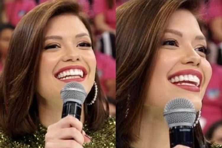 Ao vivo, Vitória Strada dispara contra machismo de jurado no ‘Domingão do Faustão’