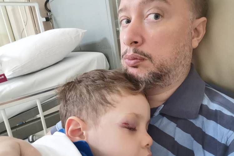 Ao Área VIP, diretor da Rede TV! desabafa sobre acidente com o filho e afirma que tomará medidas legais