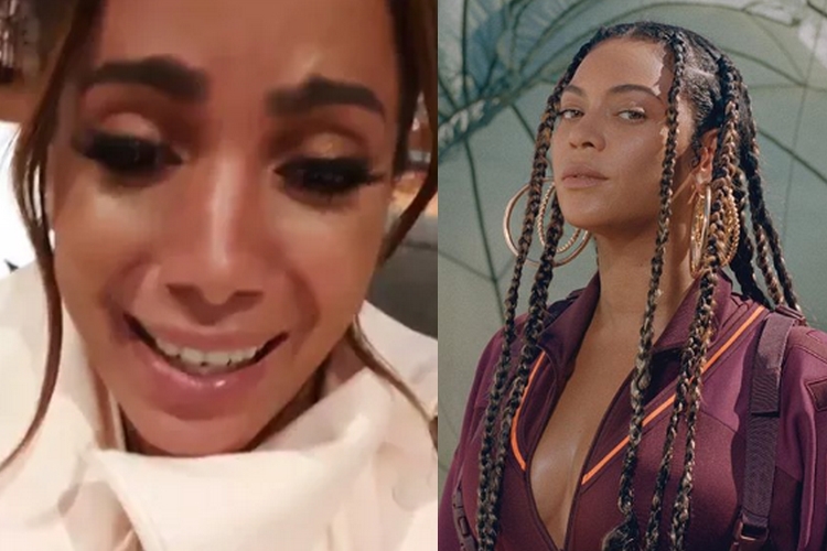 Anitta tem crise de choro ao receber presentes de Beyoncé e comemora: “Não consigo acreditar”