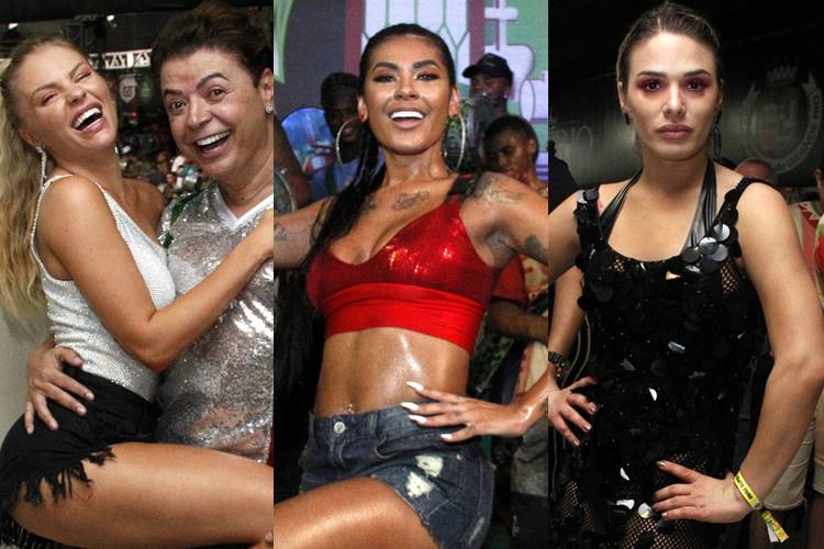 Famosos marcam presença em ensaio da Grande Rio