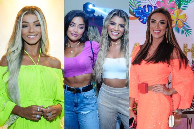 Famosos marcam presença em festa de Hariany