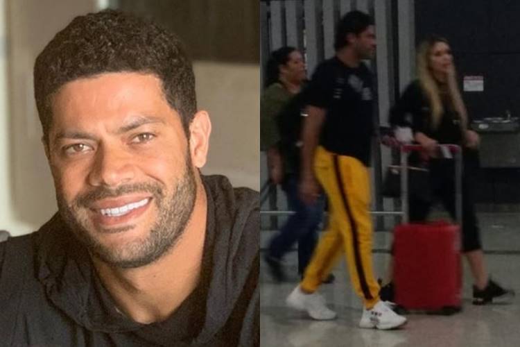Hulk Paraíba embarca de volta para China ao lado da nova namorada
