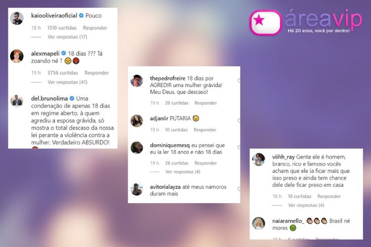 Comentários - Reprodução: Instagram