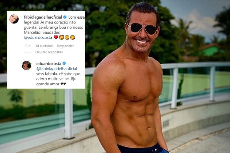 Comentários de Eduardo e Fabíola - Reprodução: Instagram