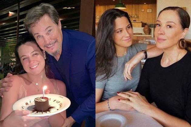 Edson Celulari, Claudia Raia e a filha Sophia