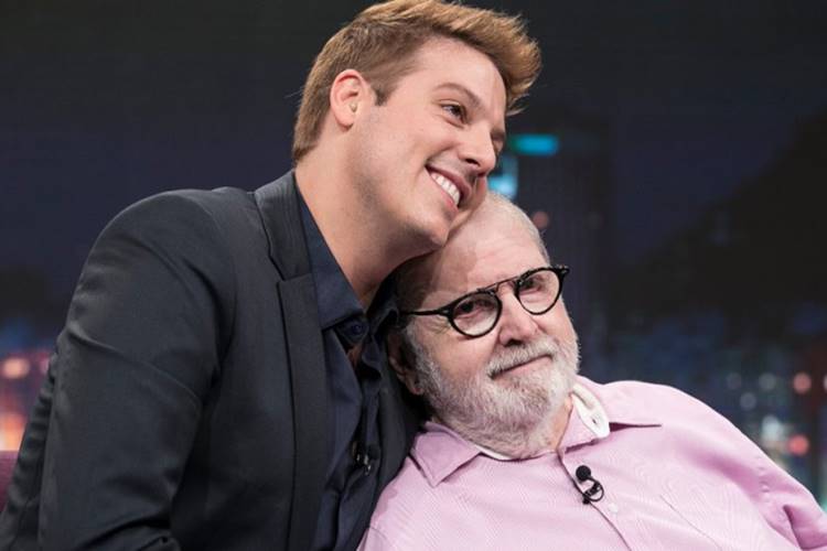 Fábio Porchat parabeniza Jô Soares pelo aniversário de 82 anos