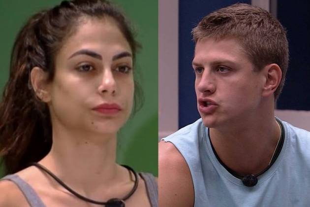 Mari Gonzalez e Lucas no 'BBB20' - Montagem/Área Vip