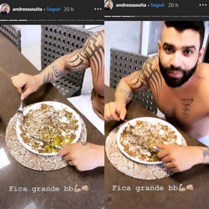 Andressa Suita e Gusttavo Lima - Reprodução: Instagram 