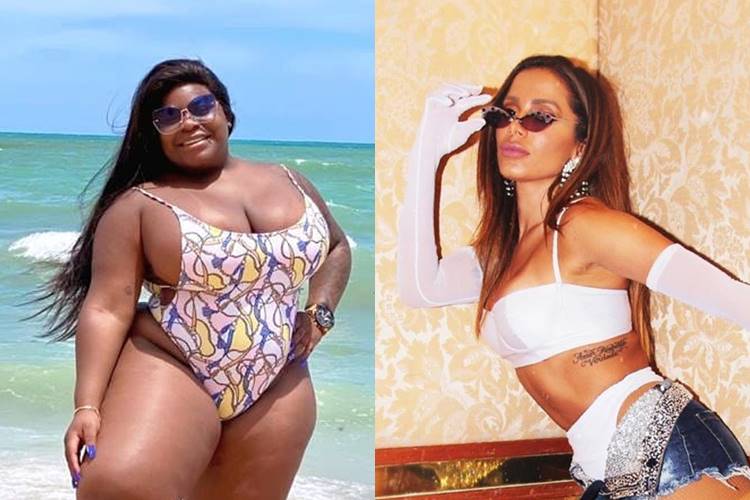 Jojo Todynho usa maiô fio-dental e Anitta elogia: “Gostosa”