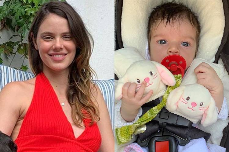 Laura Neiva compartilha click fofo e comemora um mês da filha