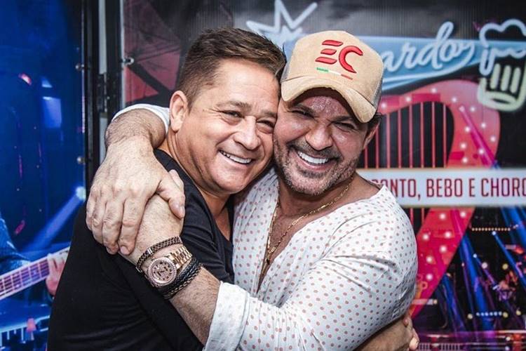 Sertanejo Leonardo parabeniza Eduardo Costa e manda recado