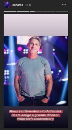 Leonardo lamenta morte