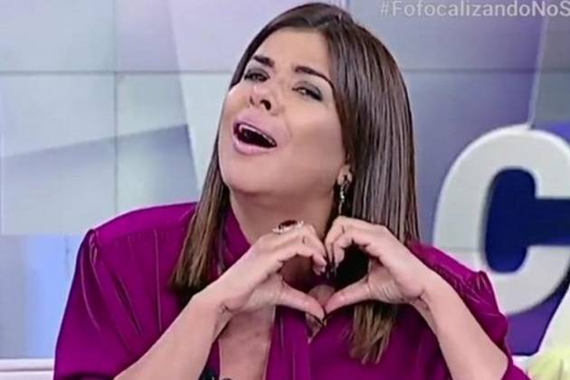 Mara Maravilha no 'Fofocalizando' - Reprodução/SBT