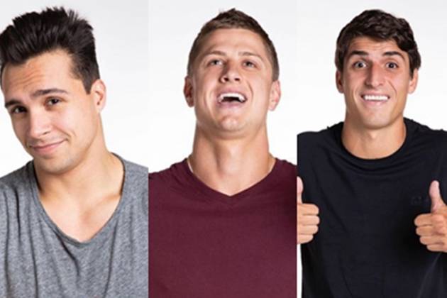 Petrix, Lucas, Felipe reprodução Instagram do BBB20 Petrix, Lucas, Felipe reprodução Instagram do BBB20