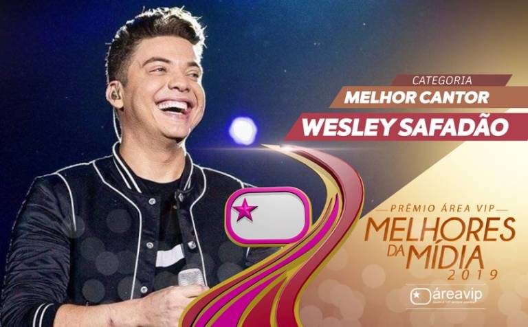 Bicampeão, Wesley Safadão comemora Prêmio Área VIP