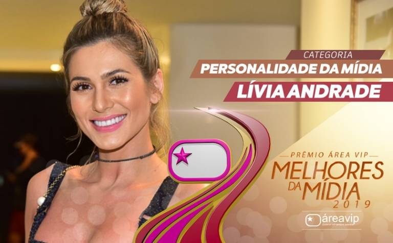 Lívia Andrade celebra conquista do ‘Prêmio Área VIP’