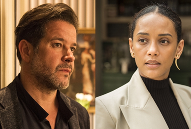 Amor de Mãe: Vitória e Raul se beijam e revivem amor do passado