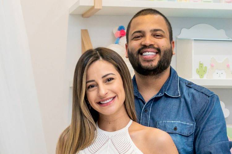 Tamy Contro e Projota mostram quarto da filha, Marieva