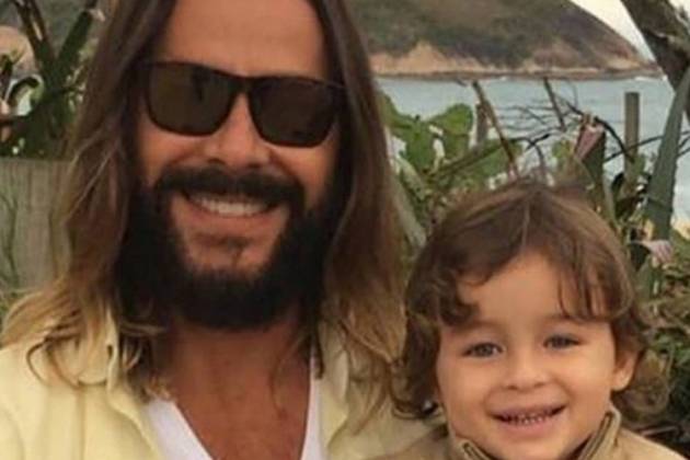 Theo Becker e o fiho, Thor - Reprodução/Instagram