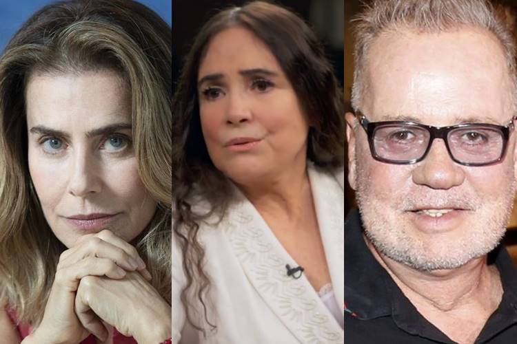 Maitê Proença e Luiz Fernando Guimarães reclamam de foto publicada por Regina Duarte