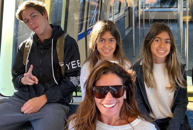 Giovanna Antonelli e filhos