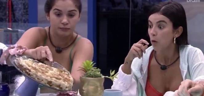 As participantes Gizelly e Manu - Reprodução: Globoplay