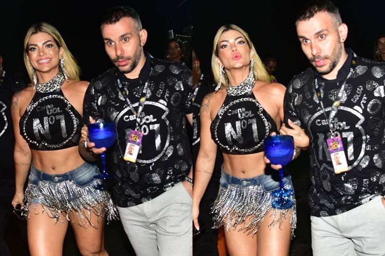 Kelly Key curte Carnaval ao lado do marido