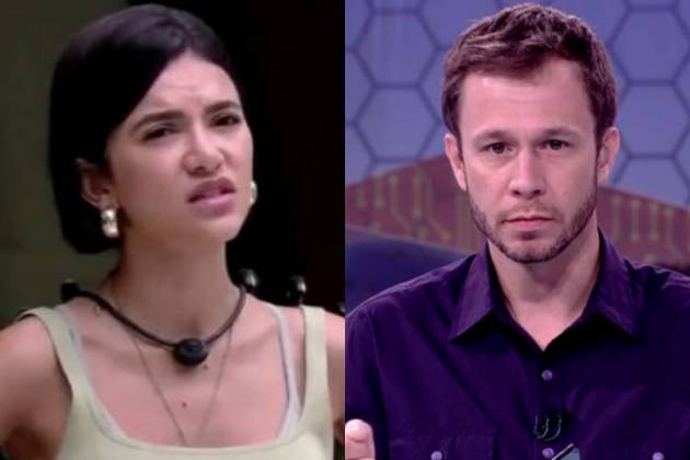 Manu Gavassi e Tiago Leifert