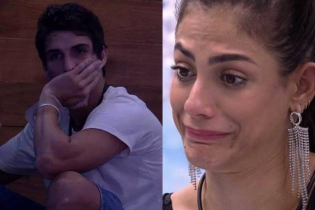 Felipe Prior e Mari Gonzalez no 'BBB20' - Montagem/Área Vip