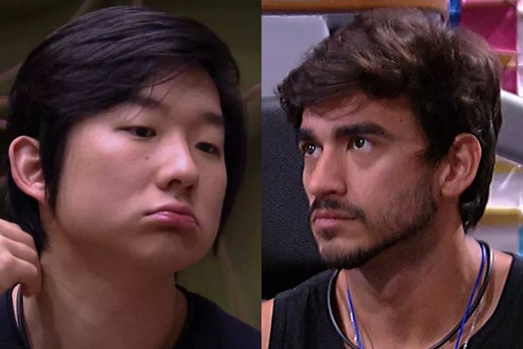 Pyong Lee e Guilherme - Reprodução: Globoplay (Montagem: Área VIP)
